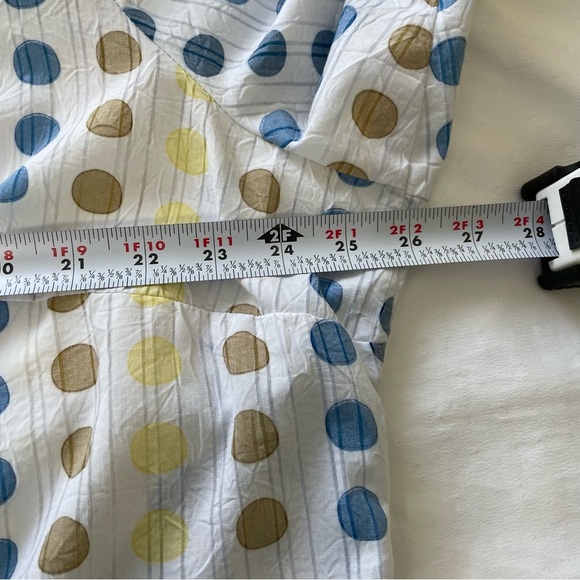 Kim Rogers Polka Dot Button down Blouse - Picture 7 of 8